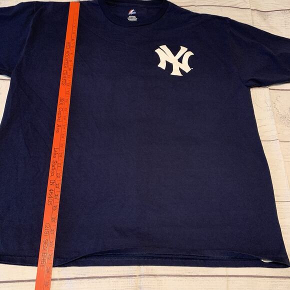 Majestic New York Yankees A-Rod Alex Rodriguez #13 Mens Size 2XL XXL Shirt - Picture 5 of 7